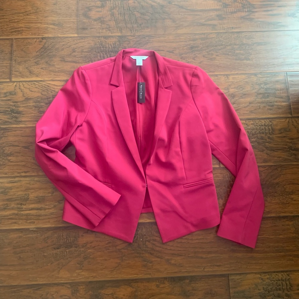 White House Black Market hot pink blazer